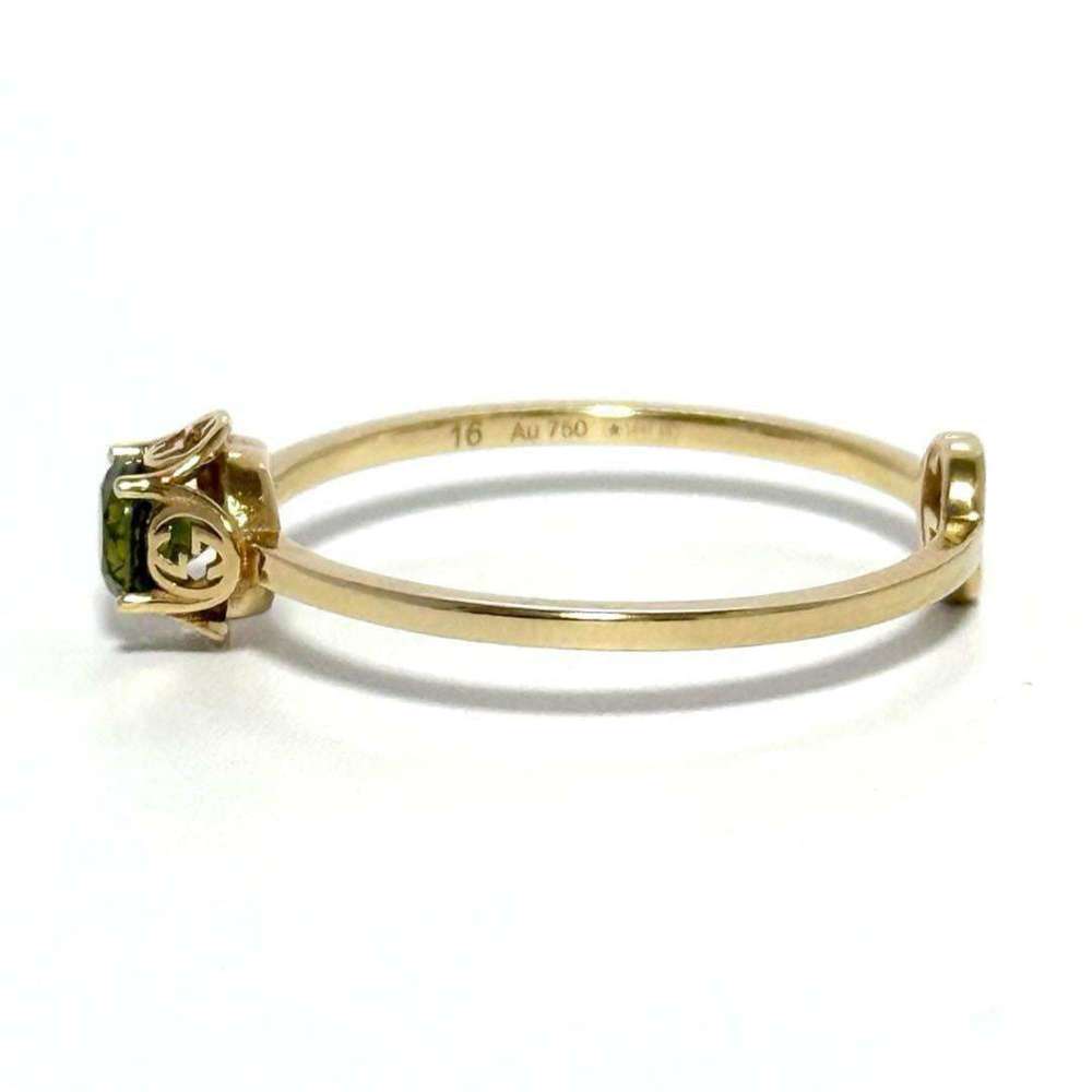GUCCI Interlocking G Ring K18 Size 7.25 #55 - Picture 3 of 10